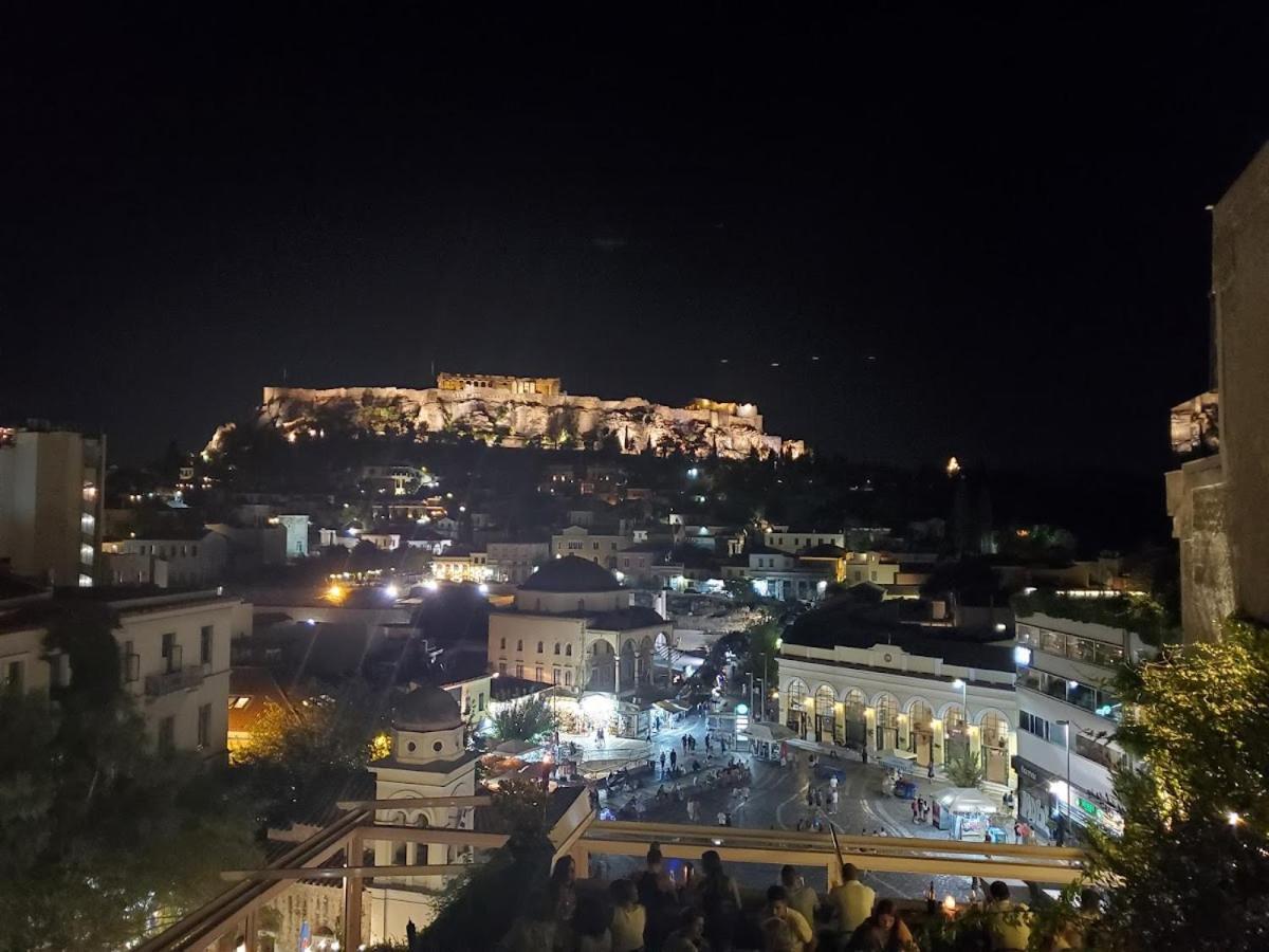 Sunny Studio With Parthenon View Balcony Athen Exterior foto