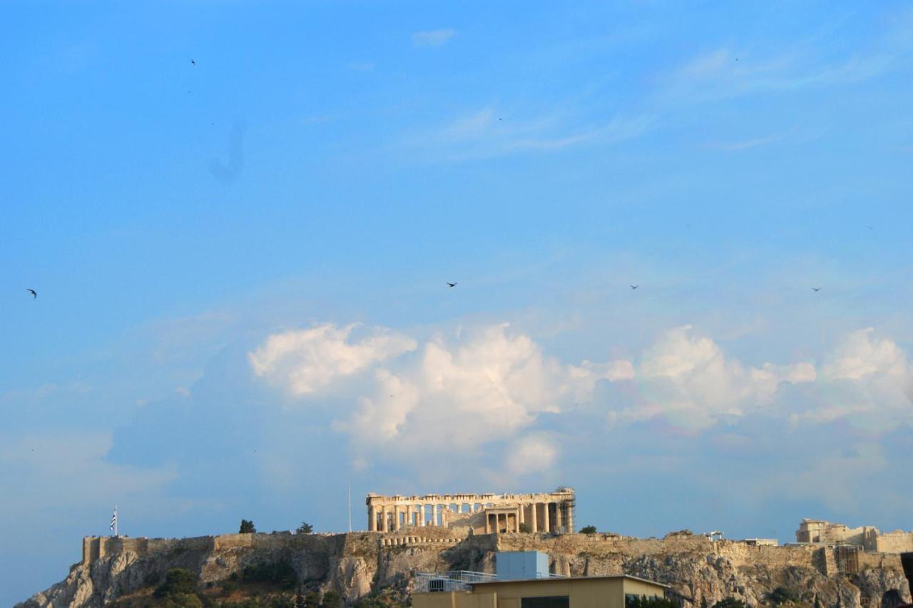 Sunny Studio With Parthenon View Balcony Athen Exterior foto
